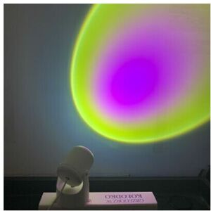 GreenZech (Type C) USB Sunset Projection Lamp Aesthetic Table Lamp Anti-glare LED Night Li GreenZech (Type C) USB Sunset Projection Lamp Aesthetic Table Lamp Anti-glare LED Night Li