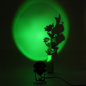 GreenZech (EU Plug, Clear water green) Sun Projection Lamp Anti-glare LED Night Light Roma GreenZech (EU Plug, Clear water green) Sun Projection Lamp Anti-glare LED Night Light Roma