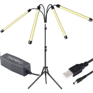 GreenZech (Red + Blue) Remote Control 4 Heads LED Grow Light Plant Growing Lamp Lights wit GreenZech (Red + Blue) Remote Control 4 Heads LED Grow Light Plant Growing Lamp Lights wit