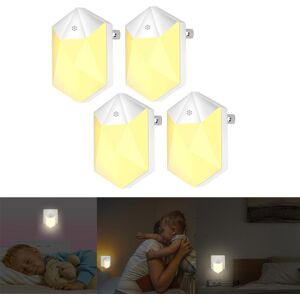 GreenZech (EU Plug) 0.5W Light Sensor Plug-in LED Night Wall Lamp For Baby Kid Bedroom Hom GreenZech (EU Plug) 0.5W Light Sensor Plug-in LED Night Wall Lamp For Baby Kid Bedroom Hom
