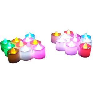 GreenZech (White) 1 Pcs Led Light Candle Flameless Colorful Tea Candle Lamp Electronic Can GreenZech (White) 1 Pcs Led Light Candle Flameless Colorful Tea Candle Lamp Electronic Can