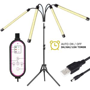 GreenZech (Yellow) LED Grow Light Tripod Plant Growing Lamp Lights With Tripod For Indoor GreenZech (Yellow) LED Grow Light Tripod Plant Growing Lamp Lights With Tripod For Indoor
