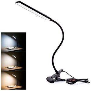 GreenZech (Black) Clip-On LED Lamp USB Desk Bedside Table Reading Book LED Dimmable Light GreenZech (Black) Clip-On LED Lamp USB Desk Bedside Table Reading Book LED Dimmable Light