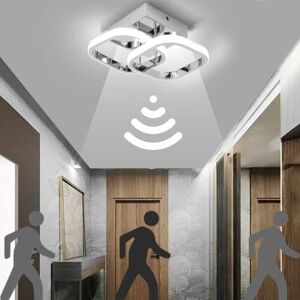 EIDEARAY LED Motion Sensor Ceiling Light Indoor, 22W Cold White 6000K Ceiling Light, Squa EIDEARAY LED Motion Sensor Ceiling Light Indoor, 22W Cold White 6000K Ceiling Light, Squa