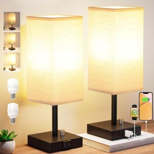 Seealle Bedside Lamps Set of 2, Fully Dimmable Table Lamps Seealle Bedside Lamps Set of 2, Fully Dimmable Table Lamps