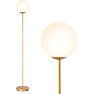Costway Ball Floor Lamp Free Standing Lamp Light W/ Acrylic Lampshade Costway Ball Floor Lamp Free Standing Lamp Light W/ Acrylic Lampshade