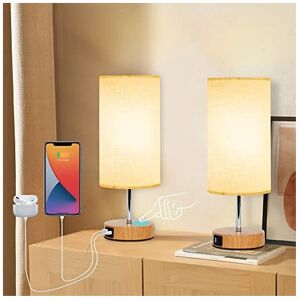 Allesin Bedside Lamps Set of 2, Touch Control Table lamp, 3-Way dimmable Lamps, Nightsta Allesin Bedside Lamps Set of 2, Touch Control Table lamp, 3-Way dimmable Lamps, Nightsta