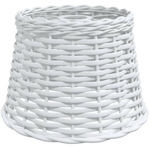 vidaXL White 25x17cm Wicker Lamp Shade - Lamp Shade vidaXL White 25x17cm Wicker Lamp Shade - Lamp Shade