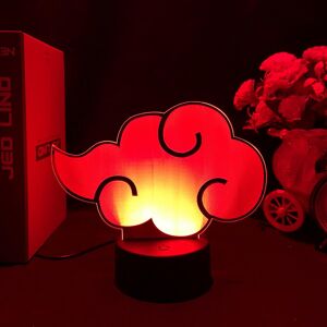 Unbranded Akatsuki Cloud Anime Lamp 3d Night Light For Kids Unbranded Akatsuki Cloud Anime Lamp 3d Night Light For Kids