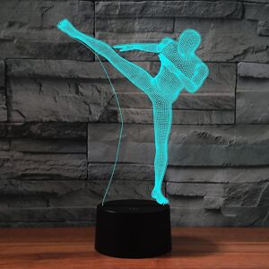 Unbranded 3d Karate Taekwondonight Light 7 Color Change Led Table Desk Lamp Acrylic Flat A Unbranded 3d Karate Taekwondonight Light 7 Color Change Led Table Desk Lamp Acrylic Flat A