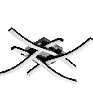 MDSRJONE (Black) Modern LED Ceiling Light with Elegant Curved Design MDSRJONE (Black) Modern LED Ceiling Light with Elegant Curved Design