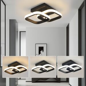 FLEMYE (Black Square) 1pc 3 Color LED Ceiling Light, 22 W Modern Flush Mount Ceiling Li FLEMYE (Black Square) 1pc 3 Color LED Ceiling Light, 22 W Modern Flush Mount Ceiling Li