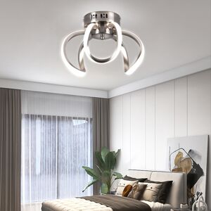 FLEMYE (Nickel White Light, C023) 1pc 3 Colors Hallway, Modern Acrylic LED Ceiling Bedr FLEMYE (Nickel White Light, C023) 1pc 3 Colors Hallway, Modern Acrylic LED Ceiling Bedr