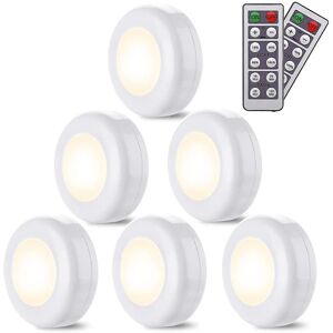 Unbranded 6 Pack Led Lights Cordless Warm White 4000k Dimmable Led Night Light Battery Ope Unbranded 6 Pack Led Lights Cordless Warm White 4000k Dimmable Led Night Light Battery Ope