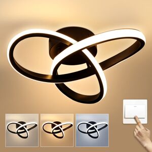 Unbranded Black Nordic Flower-shaped LED Ceiling Light - 32W, 3 CCT, 5-10m2 Coverage, Easy Unbranded Black Nordic Flower-shaped LED Ceiling Light - 32W, 3 CCT, 5-10m2 Coverage, Easy