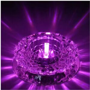 Unbranded (Purple) Crystal Spotlight Led Downlight For Aisle Entrance Hall Ceiling Light F Unbranded (Purple) Crystal Spotlight Led Downlight For Aisle Entrance Hall Ceiling Light F