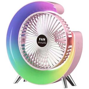 Unbranded (Pink) Table Led Portable Lights Fan Rechargeable Desk Night Lamp Fan Low Noise Unbranded (Pink) Table Led Portable Lights Fan Rechargeable Desk Night Lamp Fan Low Noise