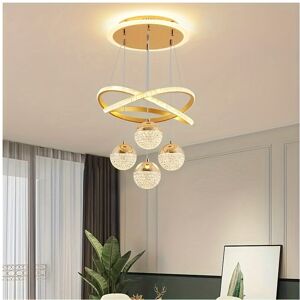 Unbranded (Golden) Modern LED Ceiling Lights And Chandeliers With Dimming Function, Brushe Unbranded (Golden) Modern LED Ceiling Lights And Chandeliers With Dimming Function, Brushe