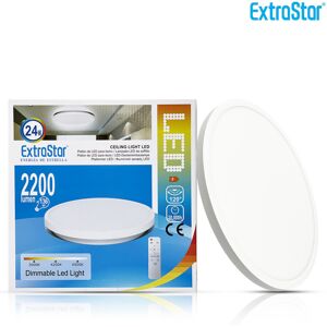 ExtraStar 24W Super Slim Dimmable LED Ceiling Light (3-Source) with Remote Control, Adjust ExtraStar 24W Super Slim Dimmable LED Ceiling Light (3-Source) with Remote Control, Adjust