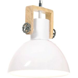 vidaXL Hanging Lamp Industrial Style 25 W White Round - Hanging lamp vidaXL Hanging Lamp Industrial Style 25 W White Round - Hanging lamp
