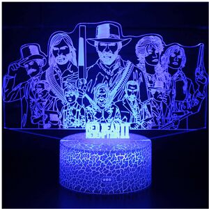 Unbranded (Style D) Red Dead Redemption 2 Led Light Remote Control Smart Touch Lamp Room D Unbranded (Style D) Red Dead Redemption 2 Led Light Remote Control Smart Touch Lamp Room D