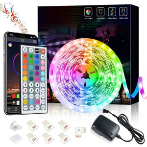 Unbranded LED Light Strip 5m, 16.4ft RGB SMD 5050 Bluetooth Music Sync Smart Color Changin Unbranded LED Light Strip 5m, 16.4ft RGB SMD 5050 Bluetooth Music Sync Smart Color Changin