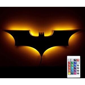 Unbranded (Plug) Creative 3D Bat Wall Lamp RGB LED Bedside Gaming Room Bar Decorative Ligh Unbranded (Plug) Creative 3D Bat Wall Lamp RGB LED Bedside Gaming Room Bar Decorative Ligh