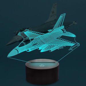 Unbranded Warplane Night Lights,kids Airplane 3d Night Light Bedside Lamp Fighter Toy Ligh Unbranded Warplane Night Lights,kids Airplane 3d Night Light Bedside Lamp Fighter Toy Ligh