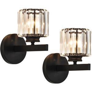STOEX 2PCS Retro Wall Light Crystal Wall Lamp Modern Wall Sconce Retro Glass Wall Lamp STOEX 2PCS Retro Wall Light Crystal Wall Lamp Modern Wall Sconce Retro Glass Wall Lamp
