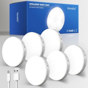 Unbranded (White and Warm) Indoor Motion Sensor Lights, 6 Pack Wireless LED Rechargeable M Unbranded (White and Warm) Indoor Motion Sensor Lights, 6 Pack Wireless LED Rechargeable M