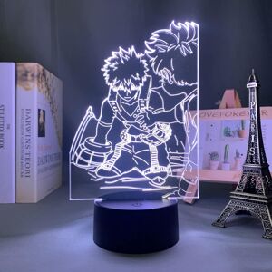 Veeki Bakugo Katsuki 3D Night Light My Hero Academia Anime LED Illusion Lamp for Kid Veeki Bakugo Katsuki 3D Night Light My Hero Academia Anime LED Illusion Lamp for Kid
