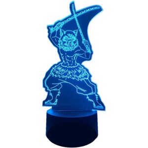 Veeki Anime LED Lamp Demon Slayer Night Light Hashibira Inosuke Lamp for Kid Bedroom D Veeki Anime LED Lamp Demon Slayer Night Light Hashibira Inosuke Lamp for Kid Bedroom D