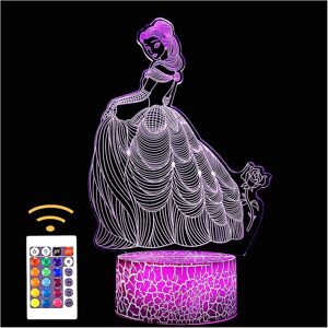 Unbranded Tiqun Princess 3d Phantom Night Light Visual Creativity Led Table Lamp Touch Con Unbranded Tiqun Princess 3d Phantom Night Light Visual Creativity Led Table Lamp Touch Con