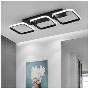 TOPSRJYL (Black) Modern Triangular LED Ceiling Light Fixture, Metal, Adjustable 3-Color T TOPSRJYL (Black) Modern Triangular LED Ceiling Light Fixture, Metal, Adjustable 3-Color T