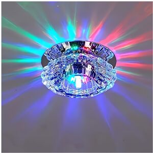 TOPSRJYL (Modern) Elegant Crystal LED Ceiling Light, Semi-Flush Mount, Metal, for Hallway TOPSRJYL (Modern) Elegant Crystal LED Ceiling Light, Semi-Flush Mount, Metal, for Hallway