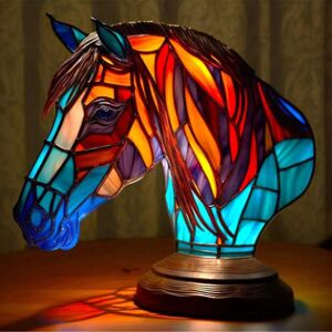 Unbranded (horse) 2024 Animal Table Lamp Series Stained Glass Animals Shape Table Lamp 3d Unbranded (horse) 2024 Animal Table Lamp Series Stained Glass Animals Shape Table Lamp 3d