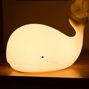 Unbranded Rechargeable Baby Night Light Whale Lamp - 7 Colour Changing Kids Lamp Unbranded Rechargeable Baby Night Light Whale Lamp - 7 Colour Changing Kids Lamp