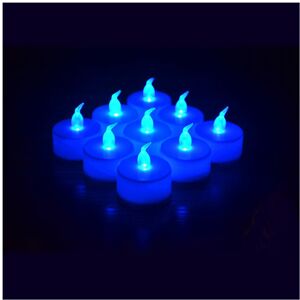 Unbranded (Blue) 24pcs Led Flameless Candle Battery Operated Tea Light Christmas Flickerin Unbranded (Blue) 24pcs Led Flameless Candle Battery Operated Tea Light Christmas Flickerin