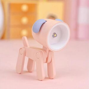 Unbranded (Pink dog) LED Night Light Mini Folding Desk Lamp Cute Pet Lights Dog Deer Porta Unbranded (Pink dog) LED Night Light Mini Folding Desk Lamp Cute Pet Lights Dog Deer Porta