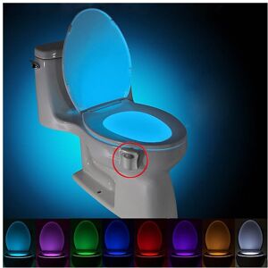 Dolaso Motion-Activated LED Toilet Night Light 8-Color Waterproof Bathroom Bowl Lamp Dolaso Motion-Activated LED Toilet Night Light 8-Color Waterproof Bathroom Bowl Lamp
