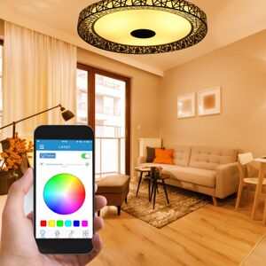 GreenZech LED RGB Ceiling Light bluetooth Sound Lamp APP Remote Control 100-240V GreenZech LED RGB Ceiling Light bluetooth Sound Lamp APP Remote Control 100-240V