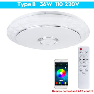 GreenZech (B) 45cm WIFI LED Ceiling Light RGB Bluetooth Music Speeker Dimmable Lamp APP GreenZech (B) 45cm WIFI LED Ceiling Light RGB Bluetooth Music Speeker Dimmable Lamp APP