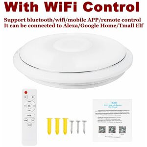 GreenZech (WIFI) 50cm AC85-265V LED RGB Music Ceiling Lamp APP+Remote Control Smart Ceilin GreenZech (WIFI) 50cm AC85-265V LED RGB Music Ceiling Lamp APP+Remote Control Smart Ceilin