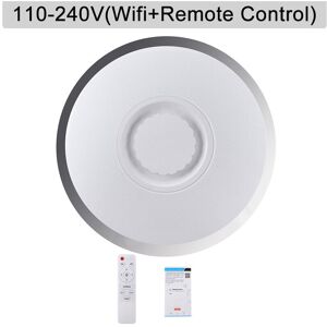 GreenZech (110-240V(Wifi+Remote)) AC220V/110-240V 38cm LED RGB Music Ceiling Lamp bluetoot GreenZech (110-240V(Wifi+Remote)) AC220V/110-240V 38cm LED RGB Music Ceiling Lamp bluetoot