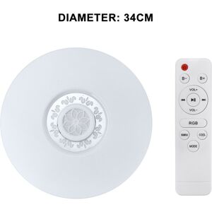 GreenZech (34cm) Bluetooth LED Ceiling Light RGB 3D Surround Sound Music Dimmable Lamp APP GreenZech (34cm) Bluetooth LED Ceiling Light RGB 3D Surround Sound Music Dimmable Lamp APP