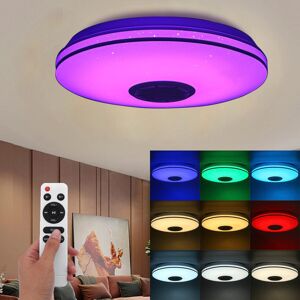 GreenZech Bluetooth WIFI LED Ceiling Light RGB Music Speeker Dimmable Lamp APP Remote GreenZech Bluetooth WIFI LED Ceiling Light RGB Music Speeker Dimmable Lamp APP Remote