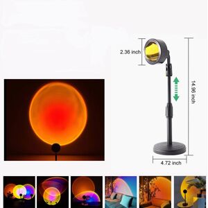 GreenZech (Sunset Red) Retractable Sunset Projection Lamp Adjustable Festival Floor Projec GreenZech (Sunset Red) Retractable Sunset Projection Lamp Adjustable Festival Floor Projec