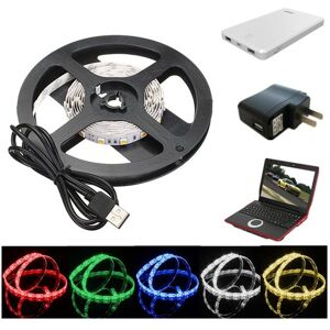 GreenZech (Pure White) 50cm Waterproof LED Strip Light TV Background Light With AC 5V GreenZech (Pure White) 50cm Waterproof LED Strip Light TV Background Light With AC 5V