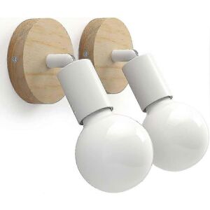 Unbranded Vintage Wooden Indoor Wall Light 180 Rotatable Retro Industrial E27 Wall Lamp Sc Unbranded Vintage Wooden Indoor Wall Light 180 Rotatable Retro Industrial E27 Wall Lamp Sc