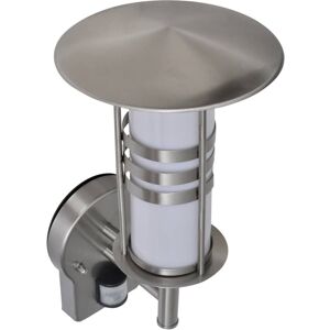 vidaXL Wall Light - Sensor - Stainless Steel Cylinder - Outdoor Lighting vidaXL Wall Light - Sensor - Stainless Steel Cylinder - Outdoor Lighting